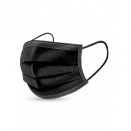 PACK 10 MASCARILLAS ADULTO NEGRA