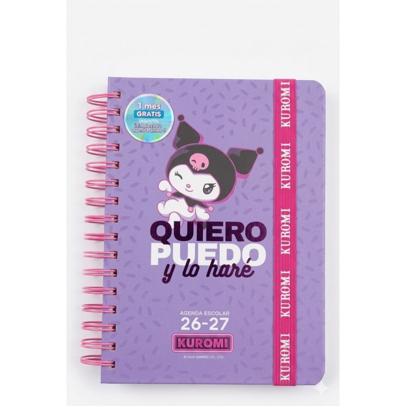 AGENDA ESCOLAR KUROMI DIA P 26 27