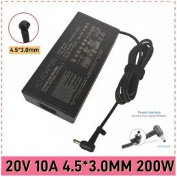 CARGADOR MSI CHICONY 20V 10AMP 4.5x3.0mm 200W