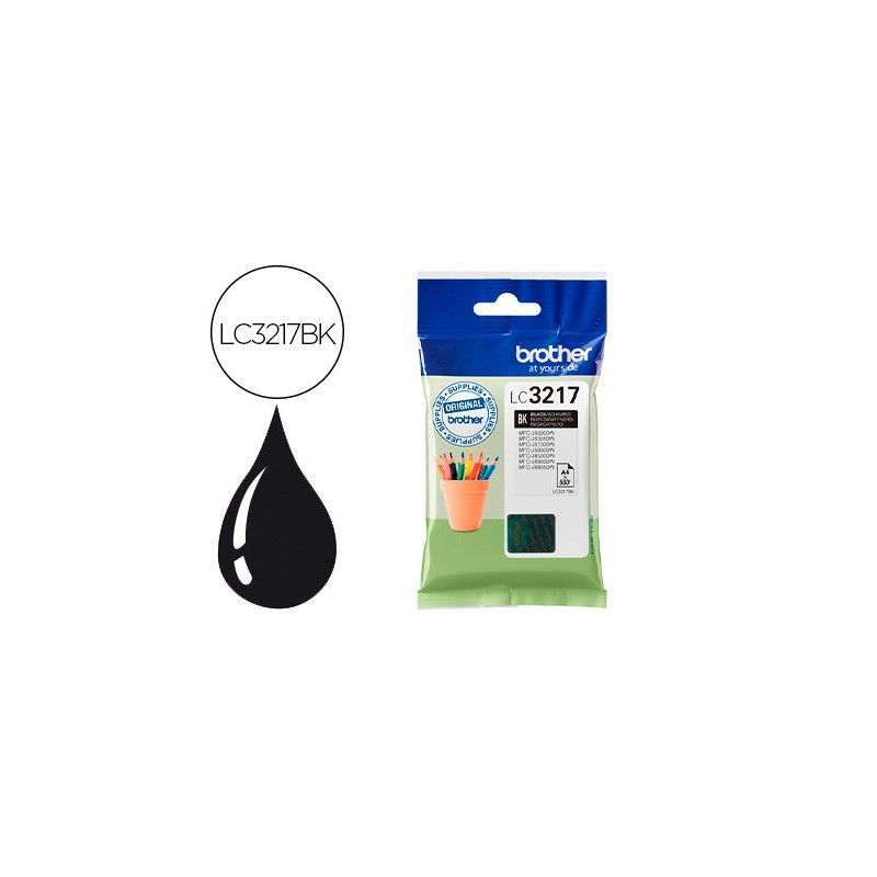 BROTHER LC3217 NEGRO CARTUCHO ORIGINAL