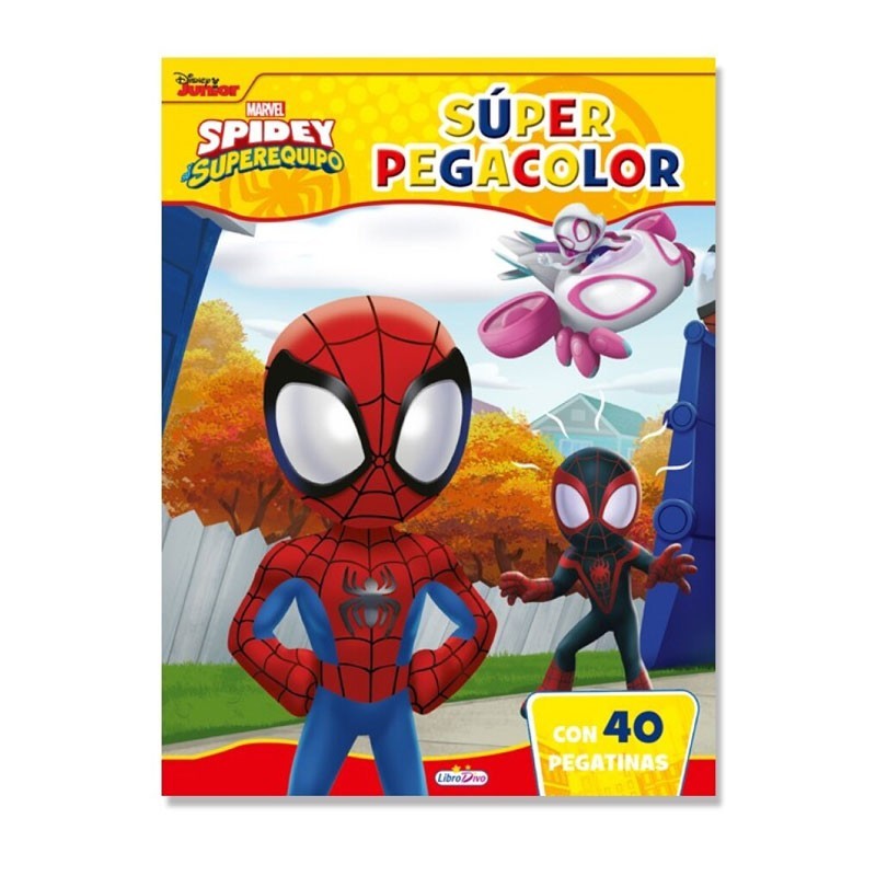 LIBROS SUPER PEGACOLOR SPIDEY Y SU EQUIPO