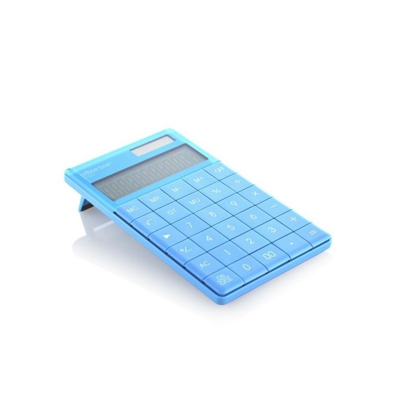 CALCULADORA PLANA D12 COLOR AZUL