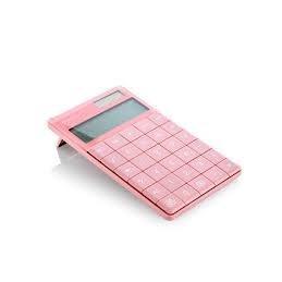 CALCULADORA PLANA D12 COLOR ROSA