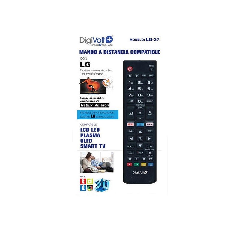 MANDO A DISTANCIA DIGITVOLT APTO LG