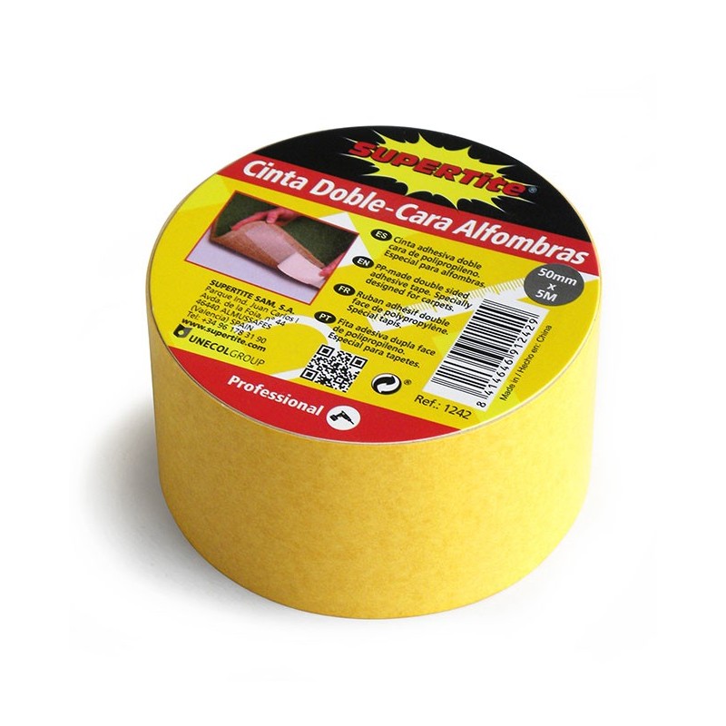CINTA ADHESIVA DOBLE CARA SUPERTITE 50MMx5M