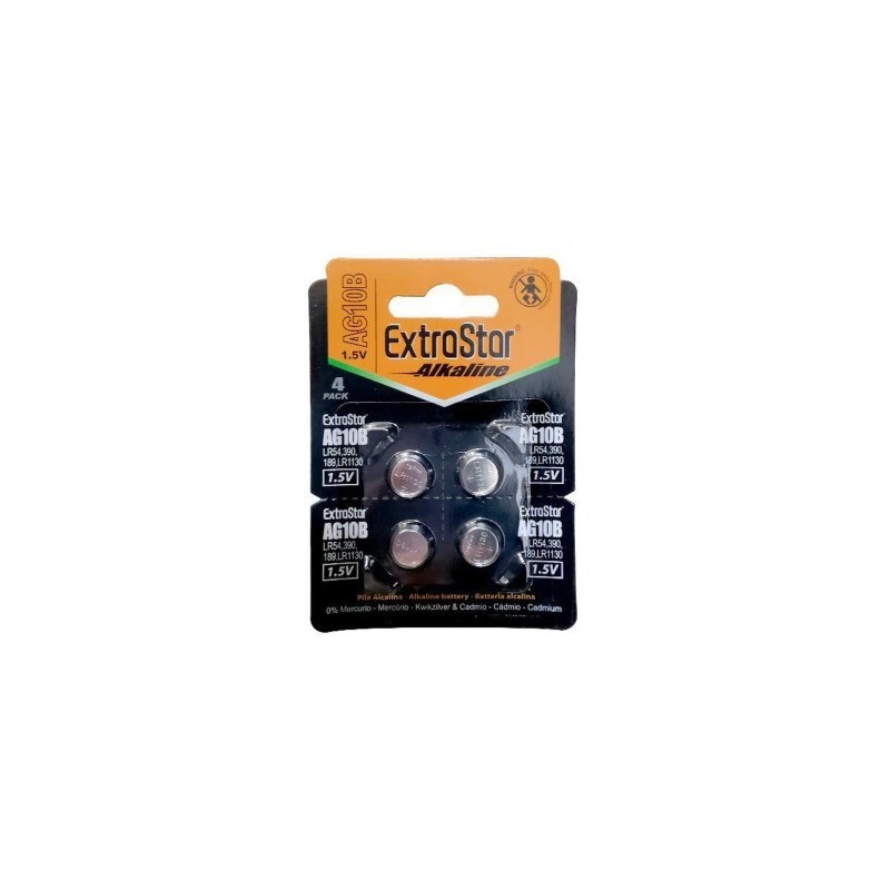 PILA BOTON AG2 LR726 EXTRASTAR 4 UNIDADES