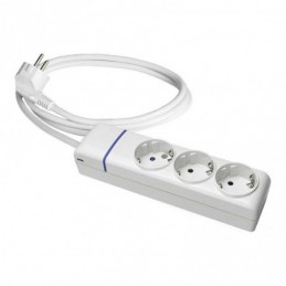 ALARGADERA 3 TOMAS SENCILLA 1.5M CABLE