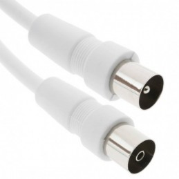CABLE ANTENA MACHO/HEMBRA 3MTS BLANCO