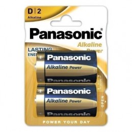 PILAS R20 PANASONIC ALCALINAS 2 UDS