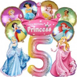 BOLSA 5 GLOBOS PRINCESA