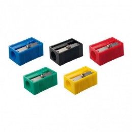 SACAPUNTAS DE PLASTICO COLORES MILAN
