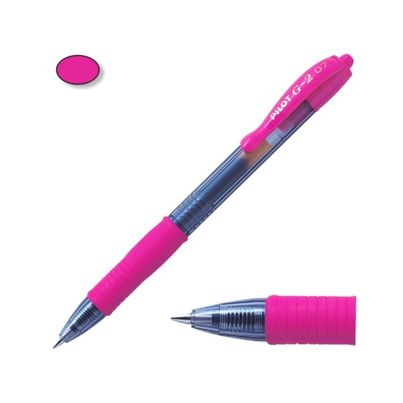 BOLIGRAFO PILOT G-2 ROSA PASTEL