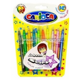 BOLIGRAFO CARIOCA PASTEL 10UD BLISTER
