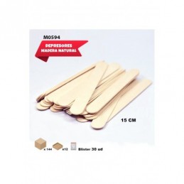 DEPRESORES MADERA 15CM