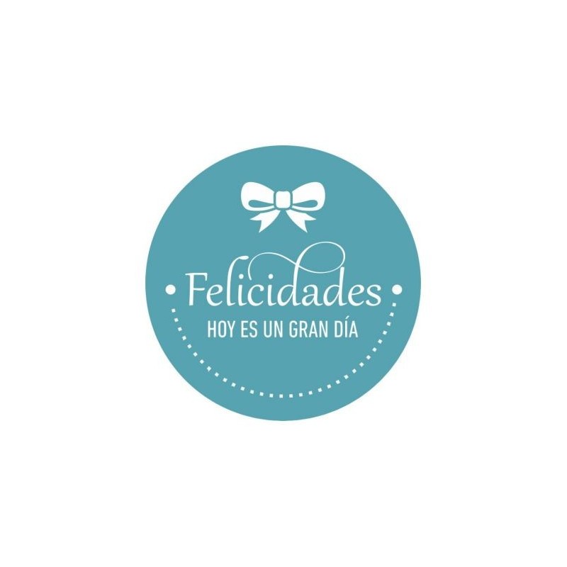 ETIQUETAS FELICIDADES 60UDS