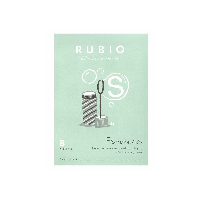 CALIGRAFIA RUBIO NUMERO 8