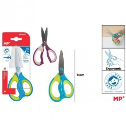 TIJERA ESCOLAR 14 CM BLISTER