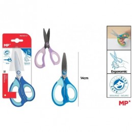TIJERA ESCOLAR 14 CM BLISTER