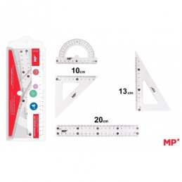 REGLAS DE DIBUJO 4 PIEZAS MP