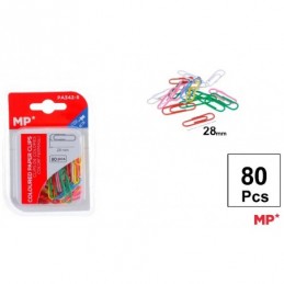 CLIPS DE COLORES 28mm 80 UDS