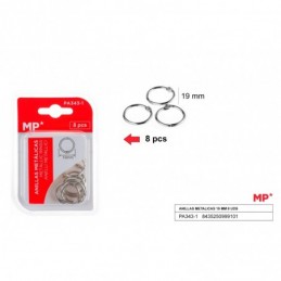 ANILLAS METALICAS 19mm 8uds
