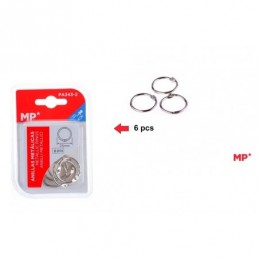 ANILLAS METALICAS 25mm 6uds