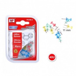 CHINCHETA CORCHO TRANSPARENTE 11 MM 40 UDS
