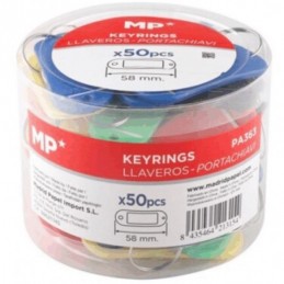 LLAVERO PORTAETIQUETAS 50UDS
