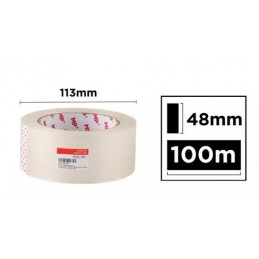 PRECINTO ADHESIVO TRANSPARENTE 48mmx100M
