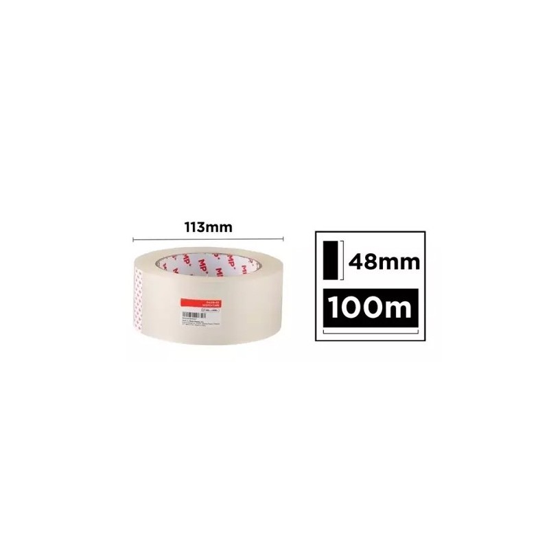 PRECINTO ADHESIVO TRANSPARENTE 48mmx100M