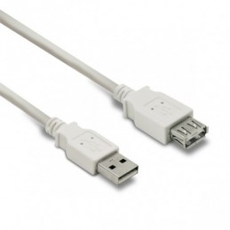 PROLONGADOR USB 2.0 BEIGE A 1.80MT
