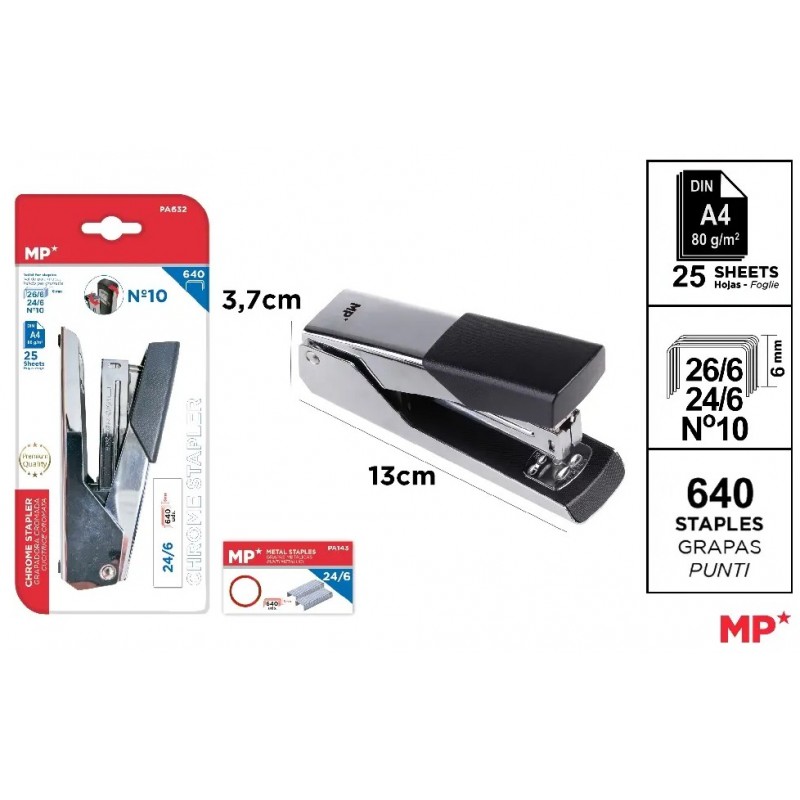 GRAPADORA METALICA PREMIUM 123x33x71mm