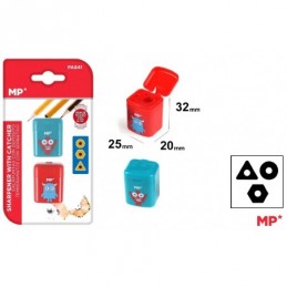 2 SACAPUNTAS CON TAPA Y DEPOSITO MP