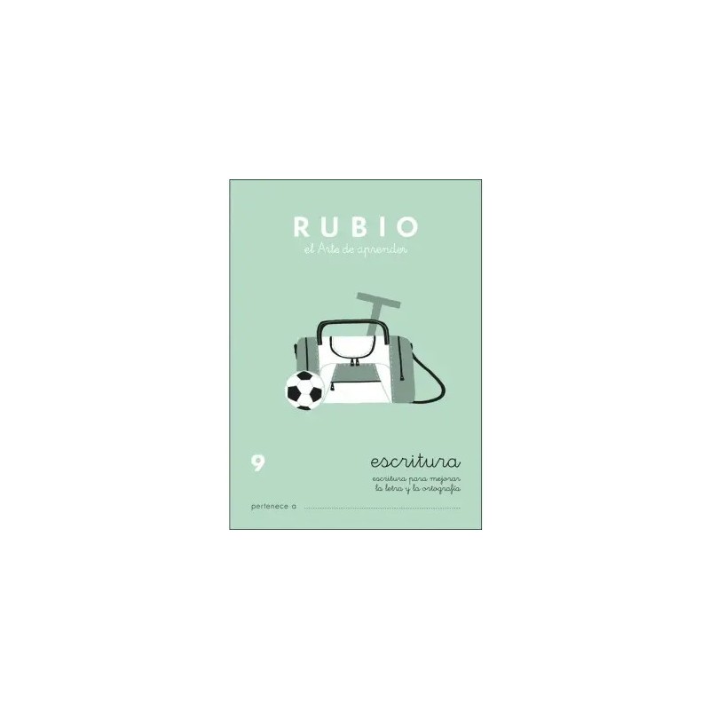 CALIGRAFIA RUBIO NUMERO 9