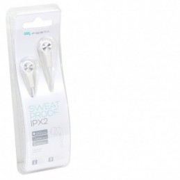 AURICULARES SPORT FIESTA CON MICRO MINI JACK BLANC