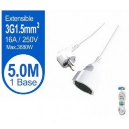ALARGADERA 1 TOMA 5M CABLE