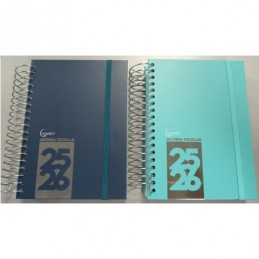 AGENDA ESCOLAR 12x17 DIA PAGINA TAPA DURA