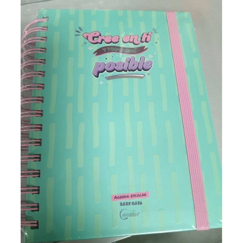 AGENDA ESCOLAR A5 PREMIUM DIA PAGINA TAPA DURA CRE