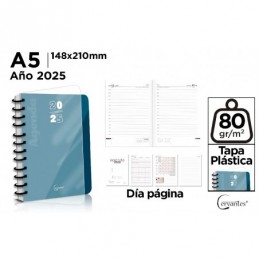 AGENDA 2025 DIA PAGINA TAPA PLASTICO A5