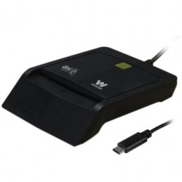 LECTOR DE DNI Y TARJETAS WOXTER TIPO C NEGRO PE26