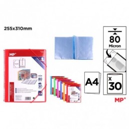CARPETA 30 FUNDAS A4 PORTADA PERSONALIZABLE