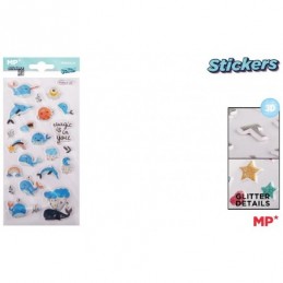 PEGATINAS STICKERS RELIEVE OCEANO