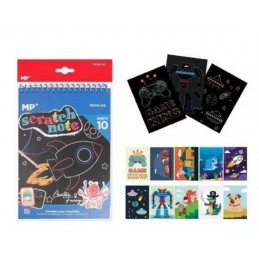 ALBUM DE SCRATCH NEGRO A5 10 HOJAS