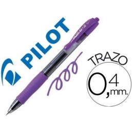BOLIGRAFO PILOT G-2 VIOLETA PASTEL