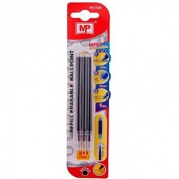 RECAMBIO PARA BOLIGRAFO BORRABLE NEGRO 3 UDS MP