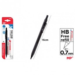 PORTAMINAS METALICO PREMIUM CON MINAS 0.7mm