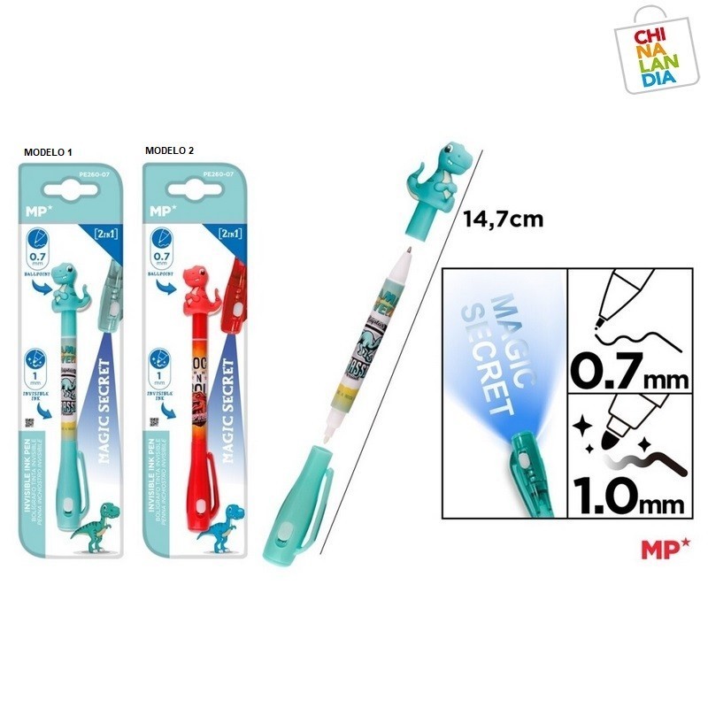 BOLIGRAFO TINTA INVISIBLE MAGIC SEC
