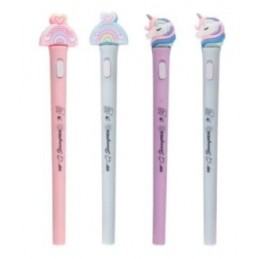 BOLIGRAFO FANTASIA LUZ MULTI UNICORNIOS