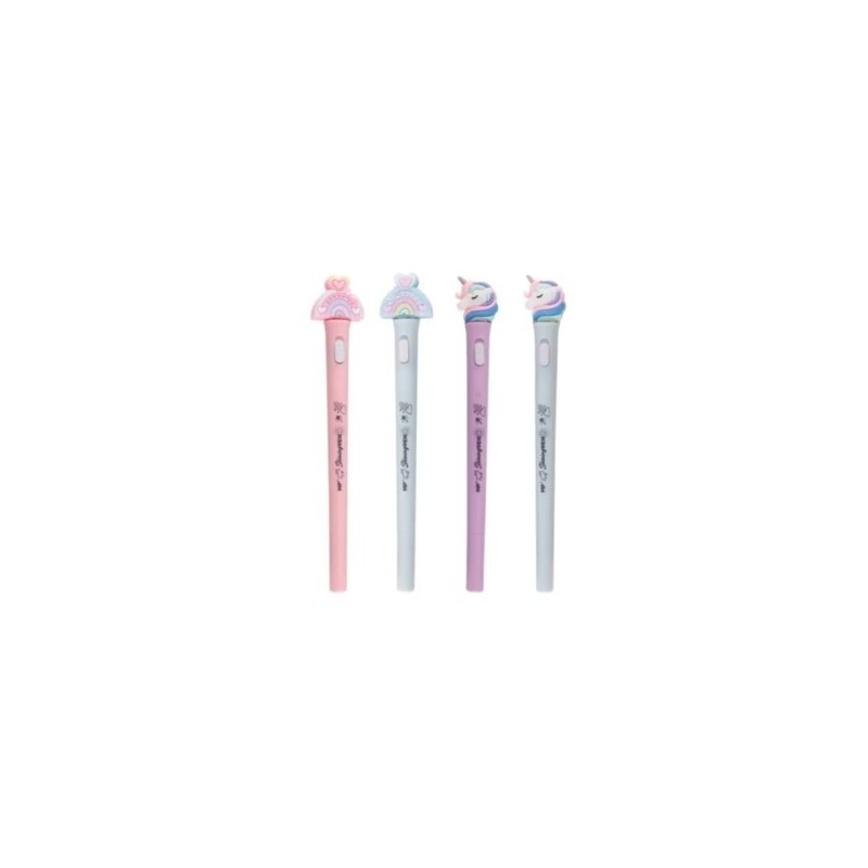 BOLIGRAFO FANTASIA LUZ MULTI UNICORNIOS