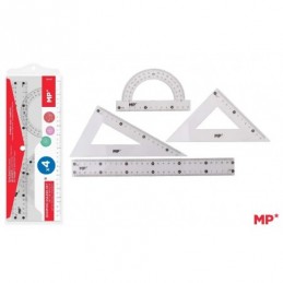 REGLAS DE DIBUJO 4 PIEZAS 30CM